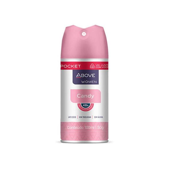 Desodorante Aerosol Antitranspirante Above Pocket Feminino Candy 100ml