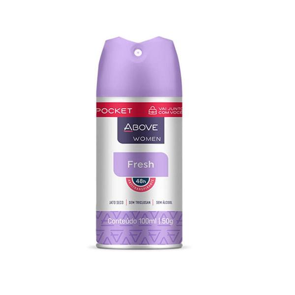 Desodorante Aerosol Antitranspirante Above Pocket Feminino Fresh 100ml