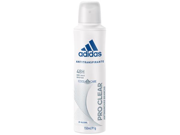 Desodorante Aerosol Antitranspirante Feminino - Adidas Pro Clear 150ml