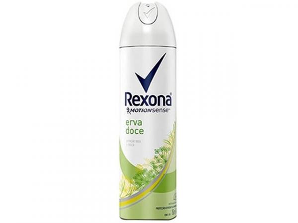 Desodorante Aerosol Antitranspirante Unissex - Rexona Motion Sense Erva Doce 150ml