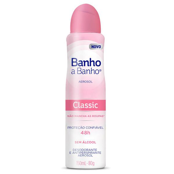 Desodorante Aerosol Banho a Banho Classic - 80g