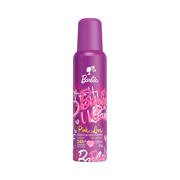 Desodorante Aerosol Barbie - Pink Love 150ml - Biotropic
