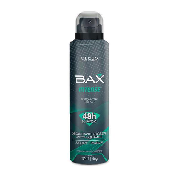 Desodorante Aerosol Bax Antitranspirante Intense 150ml - Desodorante Bax