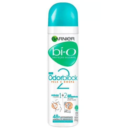 Desodorante Aerosol Bí-o Feminino Odorblock 150 Ml