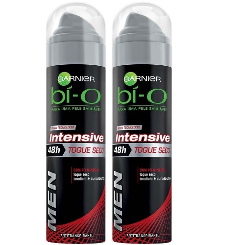 Desodorante Aerosol Bi-O Intensive Toque Seco 150ml 2 Unidades