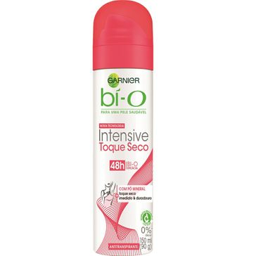 Desodorante Aerosol Bi-o Intensive Toque Seco Feminino 150 Ml