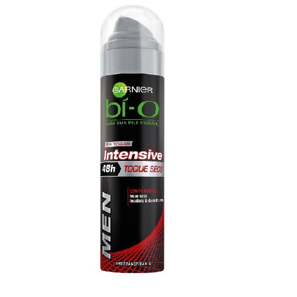 Desodorante Aerosol Bi-O Intensive Toque Seco Masculino 150ml - Garnier Bi-o