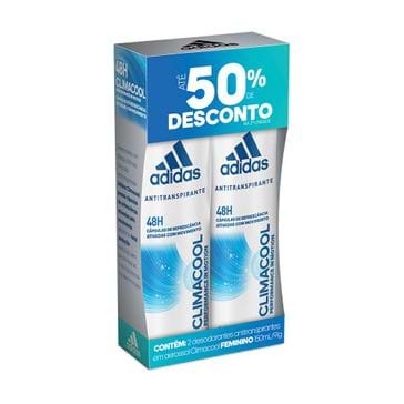 Kit Desodorante Aerosol Adidas Climacool Feminino 1 Unidade
