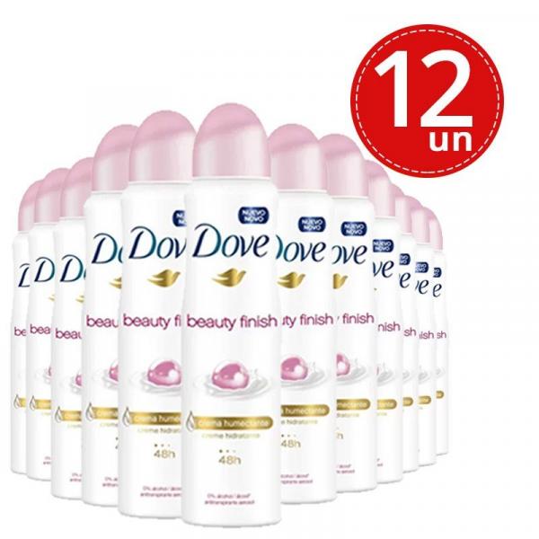 Desodorante Aerosol Dove Beauty Finish 150ml/89g Leve 12 Pague 8
