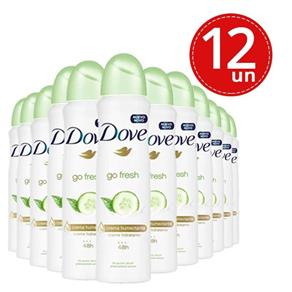 Desodorante Aerosol Dove Go Fresh Refrescância 150ml/89g Leve 12 Pague 8