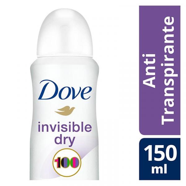 Desodorante Aerosol Dove Invisible Dry 150ml/89g