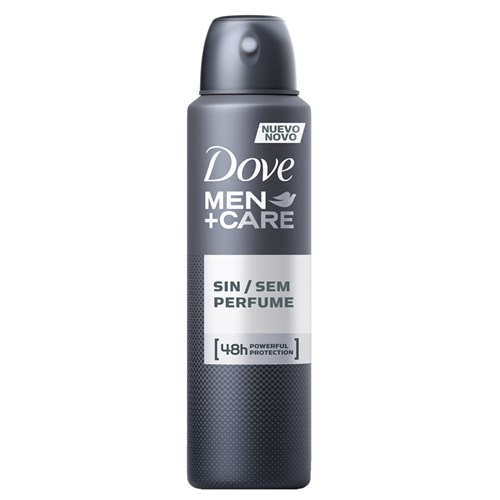 Desodorante Aerosol Dove Men+Care Sem Fragrância Masculino 150Ml/89G