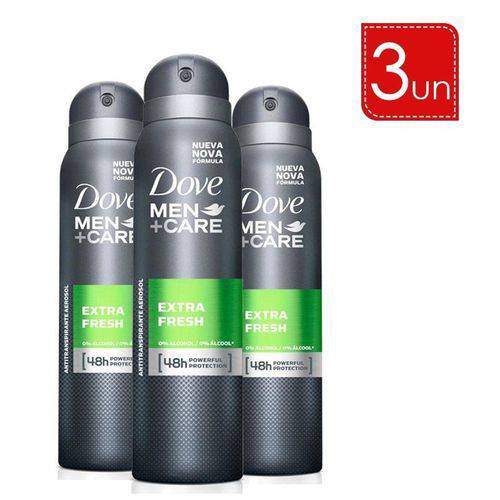 Desodorante Aerosol Dove Men Extra Fresh 89g Leve 3 Pague 2
