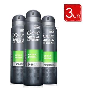 Desodorante Aerosol Dove Men Extra Fresh 89g Leve 3 Pague 2