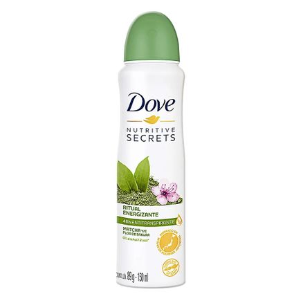 Desodorante Aerosol Dove Nutritive Secrets Matcha e Flor de Sakura Antitranspirante 150ml