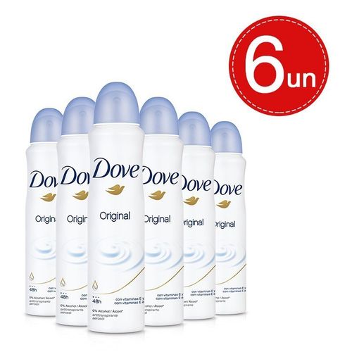 Desodorante Aerosol Dove Original Leve 6 com 40% Off