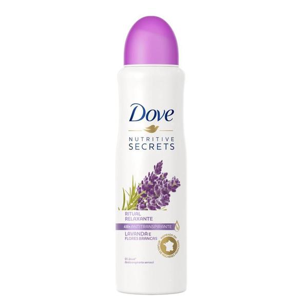 Desodorante Aerosol Dove Ritual Relaxante Lavanda e Flores Brancas Nutritive Secrets 150ml