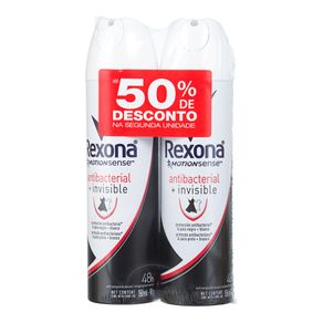 Desodorante Aerosol Feminino Antibacterial Invisible Rexona 150mL