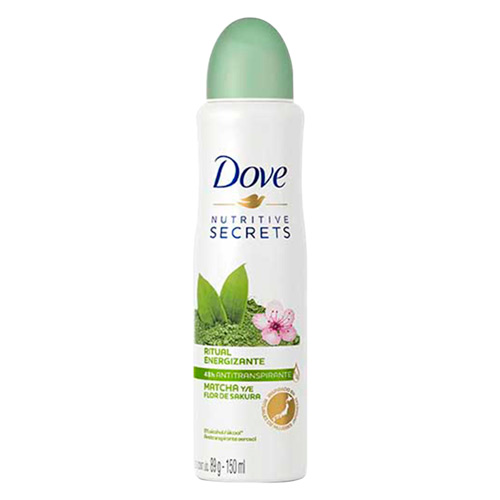 Desodorante Aerosol Feminino Dove Ritual Energizante Matcha 89g