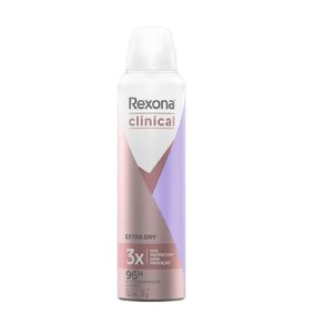 Desodorante Aerosol Feminino Rexona Clinical Extra Dry 91g
