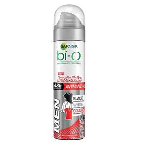 Desodorante Aerosol Garnier Bí-O Invisible Black White Colors Masculino – 150ml