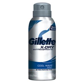 Desodorante Aerosol Gillette X-Dry Cool Wave 150G