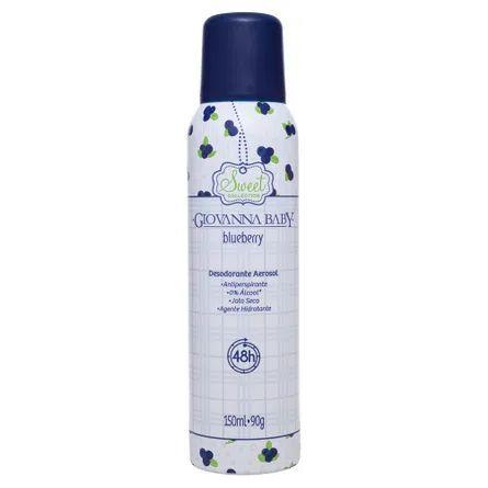 Desodorante Aerosol Giovanna Baby Blueberry 150ml - Pro Nova Distribuidora e Comercio de Cosmetic