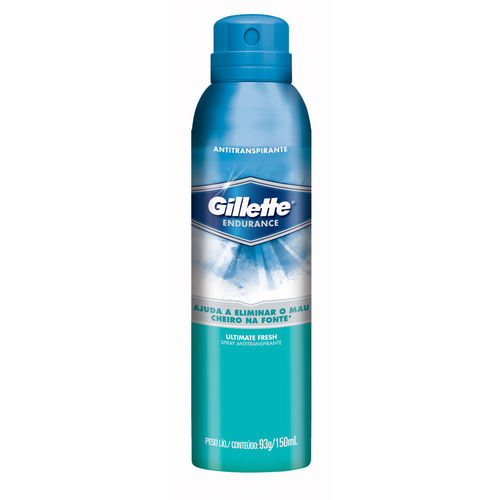 Desodorante Aerosol Jato Seco Gillette Ultimate Fresh 150ml