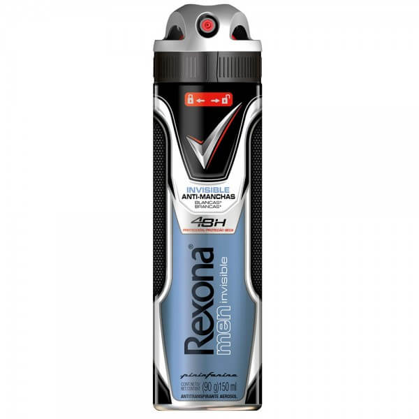 Desodorante Aerosol Men Invisible (Emb. Contém 2 Un. de 150ml) - Rexona