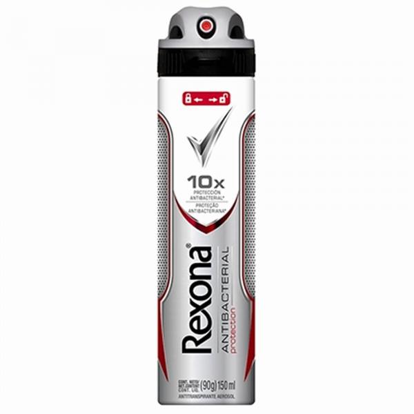 Desodorante Aerosol Men Protection Antibacteriana (Emb. Contém 2 Un. de 150ml) - Rexona