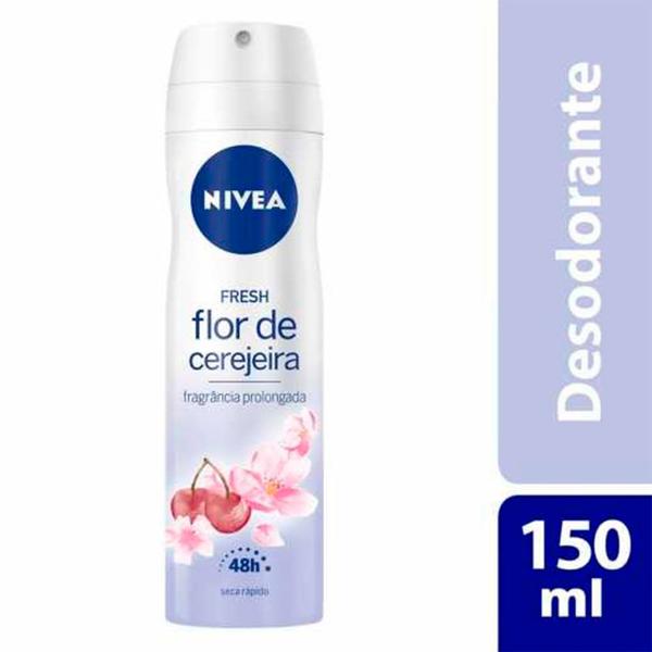 Desodorante Aerosol Nivea Flor de Cerejeira 150ml - Nívea