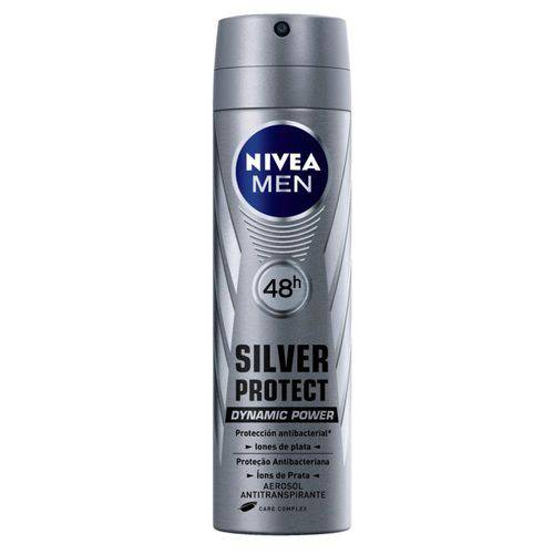 Desodorante Aerosol Nivea For Men Silver Protection - 93g