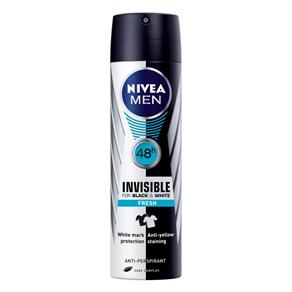 Desodorante Aerosol Nivea Invisible Masculino Fresh
