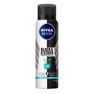 Desodorante Aerosol Nívea Masculino - Invisible For Black & White Fresh 150ml