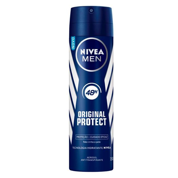 Desodorante Aerosol Nívea Masculino - Nivea Men Original Protect