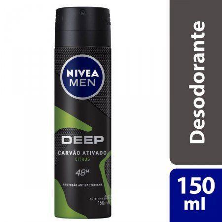 Desodorante Aerosol Nivea Men Deep Citrus 150ml