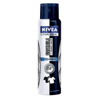 Desodorante Aerosol Nivea Men Invisible For Black White - Beiersdorf Nivea