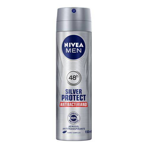 Desodorante Aerosol Nivea Men Silver Protect 150ml