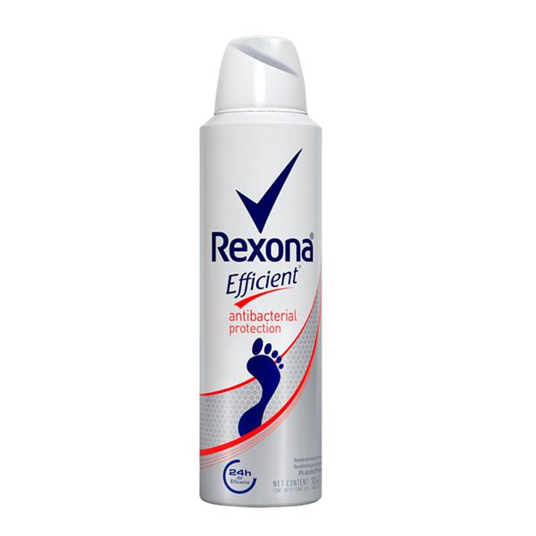 Desodorante Aerosol para Pés Efficient Antibacterial Protection 153ml Rexona - 1 Unidade