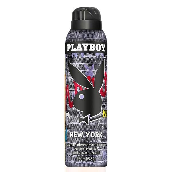 Desodorante Aerosol Playboy New York Masculino 150ml