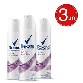Desodorante Aerosol Rexona Active Emotion 150ml/90g