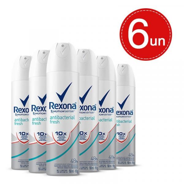 Desodorante Aerosol Rexona Antibacterial Fresh Leve 6 com 40 OFF
