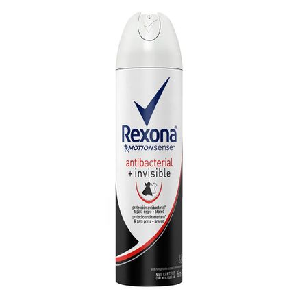 Desodorante Aerosol Rexona Antibacterial + Invisible Antitranspirante 150ml