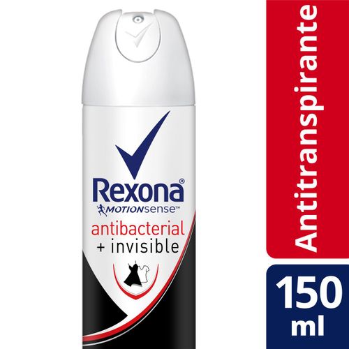 Desodorante Aerosol Rexona Antibacterial Invisible Feminino 150ml