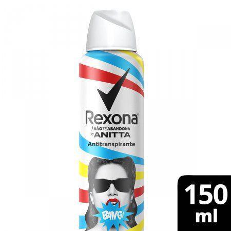 Desodorante Aerosol Rexona By Anitta Bang 150ml