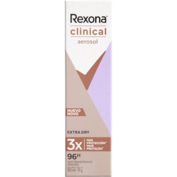 Desodorante Aerosol Rexona Clinical Extra Dry 150ml