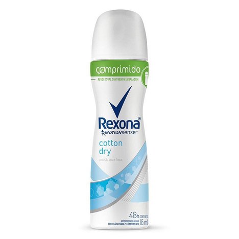 Desodorante Aerosol Rexona Comprimido Cotton Dry - 85Ml