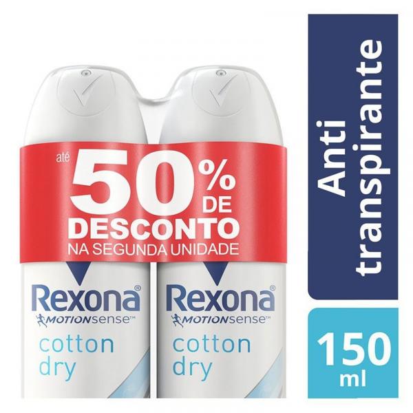 Desodorante Aerosol Rexona Cotton 90g 50 Off na 2ª Unidade
