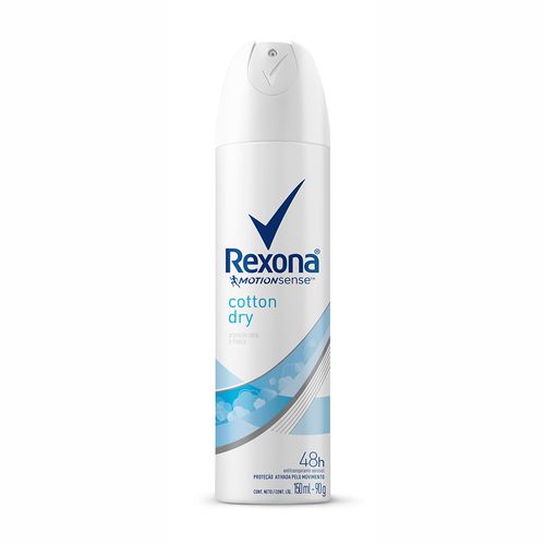 Desodorante Aerosol Rexona Cotton Dry 105ml 90g Desodorante Aerossol Rexona Cotton Dry 105ml 90g