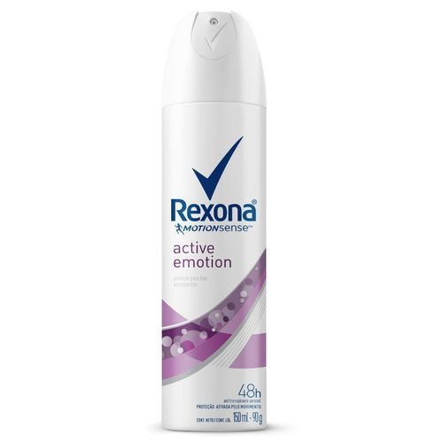 Desodorante Aerosol Rexona Feminino Active Emotion 90g - Unilever